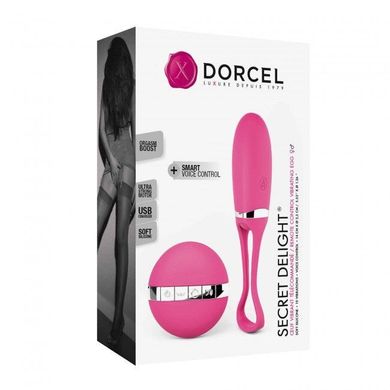 Виброяйце Dorcel Secret Delight Magenta з пультом ДК, з турборежимом і голосовим керування SO3078 фото