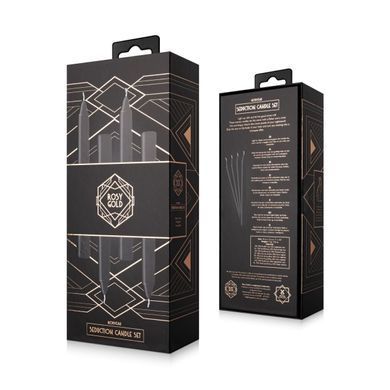 Набір свічок Rosy Gold - Seduction Candle Set - Black SX3907 фото