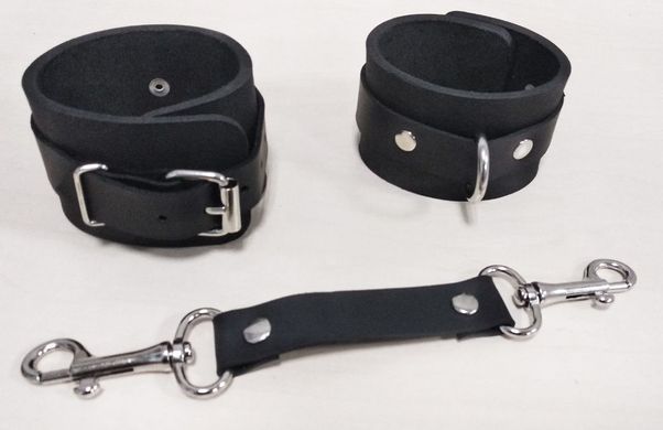Наручники Feral Feelings - Hand Restraints Black, натуральна шкіра SO3421 фото