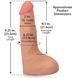 Фалоімітатор, що кінчає Doc Johnson The Realistic Cock ULTRASKYN - Squirting 9,5 Inch Vanilla SX4465 фото 10