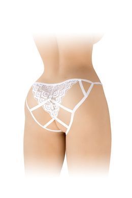 Мереживні трусики з доступом Fashion Secret Zoe White, з бантиком SX2616 фото