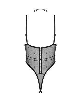 Боді Obsessive Anniverse Special crotchless teddy 2XL/3XL SX5038 фото
