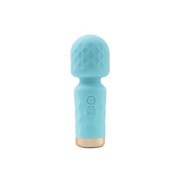 Вібромасажер M&rsquo;Lady Mini Vibrating Wand Teal SX3146 фото