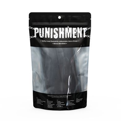 Фіксатори для руки та стегна Punishment &ndash; Thigh to Wrist Restraints &ndash; Black SX2230 фото