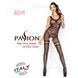 Бодістокінг Passion BS045 black, комбінезон, імітація панчіх і боді PBS045B фото 5
