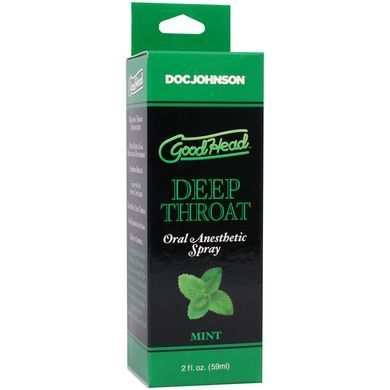 Спрей для мінету Doc Johnson GoodHead DeepThroat Spray - Mystical Mint 59 мл для глибокого мінету SO2799 фото