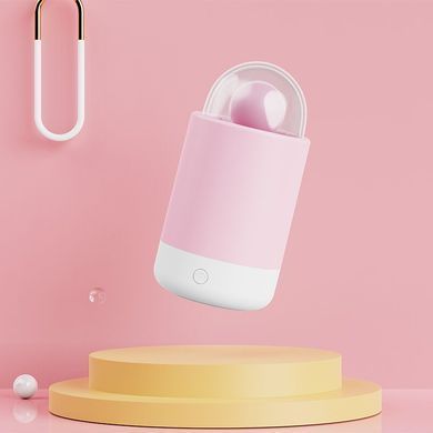 Вібратор-цукерка на паличці KISSTOY Pink Pop, зарядний кейс-нічник, 10 режимів вібрації SO9989 фото