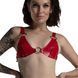 Ліф з натуральної шкіри Feral Feelings - Bikini Top Red SO9422 фото 2