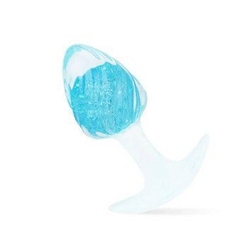Анальна пробка Liebe Seele Icecream-shaped Crystal Anal Plug - Blue Small SX4862 фото
