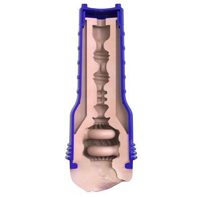 Мастурбатор-вагіна Fleshlight Boost Bang Light Medium Flesh, плаваючі кільця Turbo Tech SO8155 фото