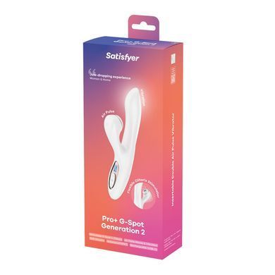 Вакуумний вібратор-кролик Satisfyer Pro+ G-Spot Generation 2 Wihte (м'яте паковання!!!) SX4315-R фото