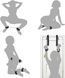 БДСМ-набір LOCKINK YEAHWOW Door Swing & Leg Spreader Bondage set (м'яте паковання!!!) SX2847-R фото 3