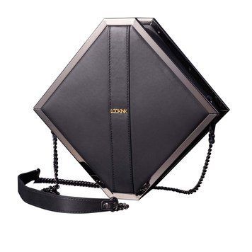 Сумка для секс-іграшок LOCKINK Mysterious Square Kink Bag, чорна, набір для бондажу в комплекті SX0843 фото