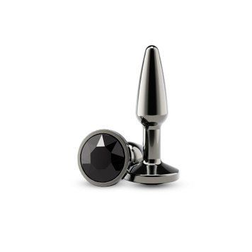 Анальна пробка NS Novelties Rear Assets - Tapered - Small - Gunmetal - Black SX4386 фото
