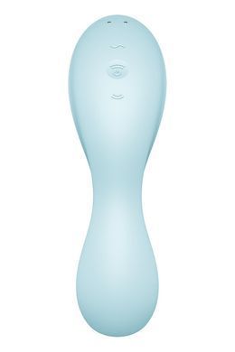 Вакуумний смарт-стимулятор із вібрацією Satisfyer Curvy Trinity 5 (Blue) (м'яте паковання!!!) SO6726-R фото