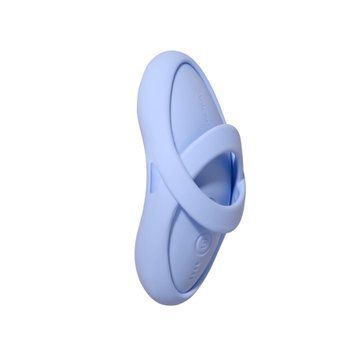Смарт-вібратор для клітора Svakom Echo 2 Sky Blue, підігрів до 38 &deg;C, знімна насадка на палець SX2448 фото