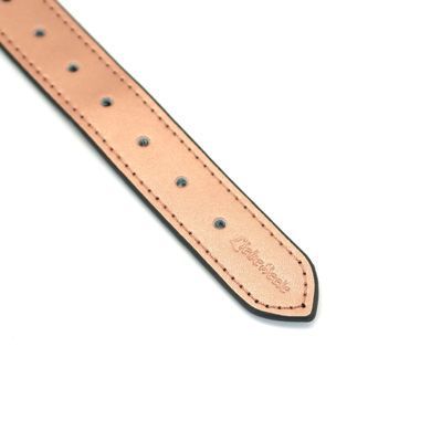 Кляп Liebe Seele Rose Gold Memory Ball Gag, силіконова кулька, діаметр 4,3 см, шкіряний ремінець SO9493 фото