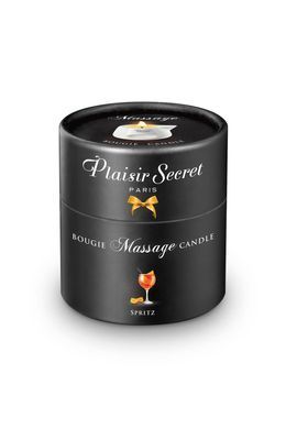 Масажна свічка Plaisirs Secrets Spritz (80 мл) подарункове паковання, керамічний посуд SX4869 фото