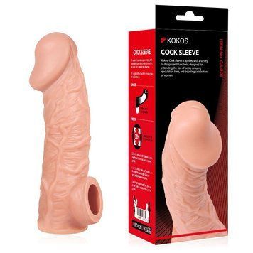 Насадка на член Kokos Cock Sleeve CS 001 L (м'ята упаковка!!!) SX1452-R фото