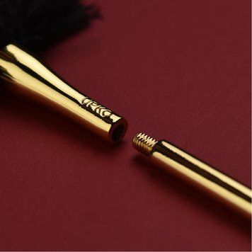 Перо на позолоченій ручці Premium Feather Tickler UPKO U60424 фото