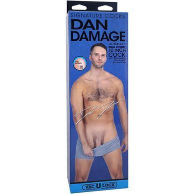 Фалоімітатор Doc Johnson Signature Cocks Dan Damage 10 inch UltraSkyn SX2535 фото