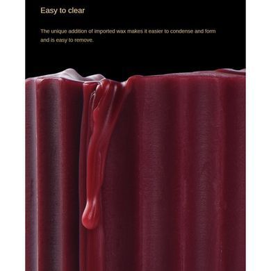 Свічка низькотемпературна червона Low temperature wax candle 150г U60912 фото