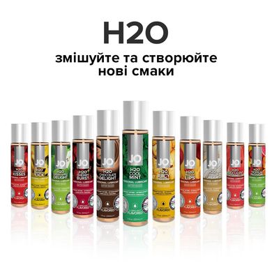 Змазка на водній основі JO H2O — Cool Mint (120 мл) без цукру, рослинний гліцерин SO1775 фото