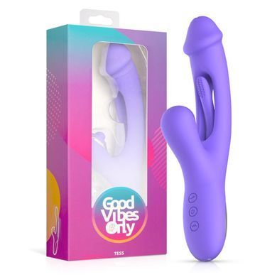 Вібратор-кролик із вагінальним відростком Good Vibes Only &ndash; Tess Rabbit Vibrator with G-Spot Stimulator SX3065 фото