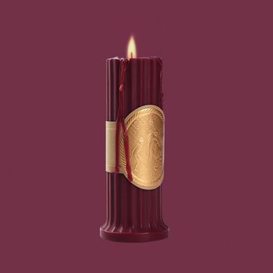 Свічка низькотемпературна червона Low temperature wax candle 150г U60912 фото