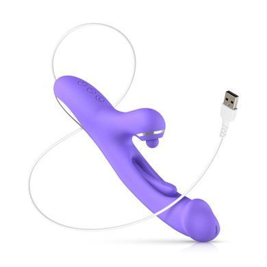 Вібратор-кролик із вагінальним відростком Good Vibes Only &ndash; Tess Rabbit Vibrator with G-Spot Stimulator SX3065 фото