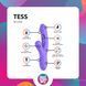 Вібратор-кролик із вагінальним відростком Good Vibes Only &ndash; Tess Rabbit Vibrator with G-Spot Stimulator SX3065 фото 11