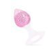 Анальна пробка Liebe Seele Heart-shaped Crystal Anal Plug - Pink Small SX4864 фото 1