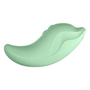 Вібратор та кліторальний стимулятор KISSTOY Heidi Green SX3313 фото