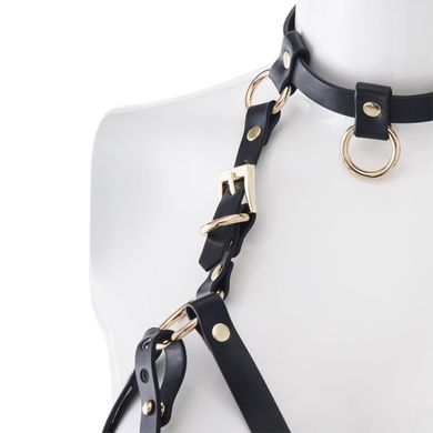 Портупея на груди LOCKINK SEVANDA Queen Chest Harness with Removable Bra SX0873 фото