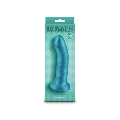 Дилдо NS Novelties Royals - 6" Charlie - Metallic Teal SX4327 фото