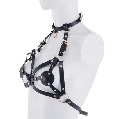 Портупея на груди LOCKINK SEVANDA Queen Chest Harness with Removable Bra SX0873 фото