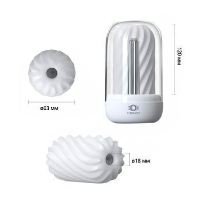 Мастурбатор Otouch DECOR 2, TPE, підігрів до 55 &deg;C, УФ-дезінфекція SO9370 фото