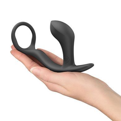 Анальна пробка з ерекційним кільцем Fun Factory BOOTIE RING Black (м'яте паковання!!!) SX3309-R фото