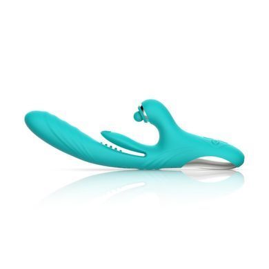 Вібратор-кролик із вагінальним відростком Good Vibes Only &ndash; Lisa Thrusting Rabbit Vibrator with G-Spot Stimulator SX3066 фото