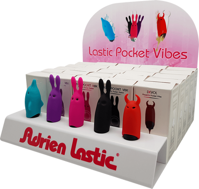 Набір вібраторів Adrien Lastic Promo Pack Pocket Vibe (25 шт + тестери) AD90505 фото