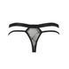 Чоловічі прозорі стринги Passion 029 THONG COLLIN L/XL Black, сітка SO7558 фото 6