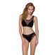 Трусики з прозорою вставкою Passion PS002 PANTIES XL, black SO4194 фото 3