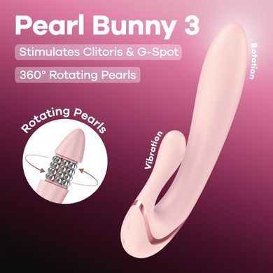 Вібратор-кролик Satisfyer Pearl Bunny 3 SX3830 фото