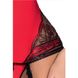 Розпродаж!!! Корсет з пажами BRIDA CORSET red XXL/XXXL - Passion Exclusive, трусики, шнурівка PS22718 фото 5