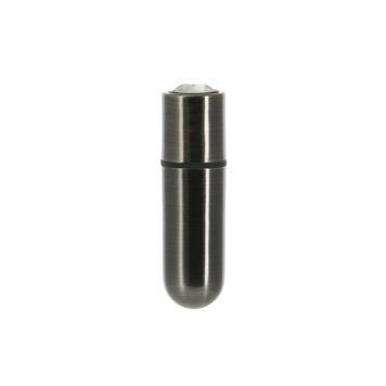 Віброкуля PowerBullet First-Class Bullet 2.5&Prime; з Key Chain Pouch, Gun Metal, 9 режимів вібрації SO6846 фото
