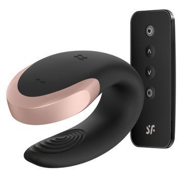 Смарт-вібратор для пар Satisfyer Double Love (Black) (м'яте паковання!!!) SO4930-R фото