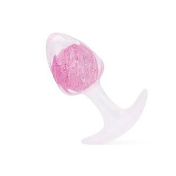 Анальна пробка Liebe Seele Icecream-shaped Crystal Anal Plug - Pink Medium SX4867 фото