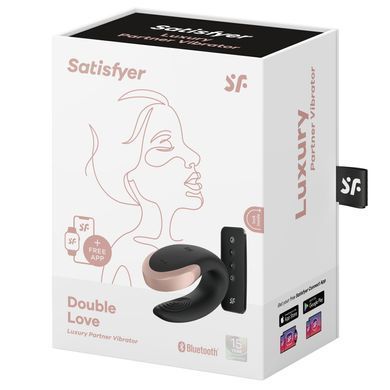 Смарт-вібратор для пар Satisfyer Double Love (Black) (м'яте паковання!!!) SO4930-R фото