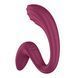 Вагінально-кліторальний вібратор Satisfyer G for Goddess 3 Wine Red, 2 мотори SX3831 фото 2