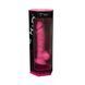 Фалоімітатор SilexD Johnny Pink Glow in the dark, двошаровий, силікон+Silexpan, діаметр 3,5см SO7026 фото 9